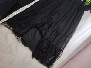 Zara Black Lace Dress (Stretchy) Bust 36-40