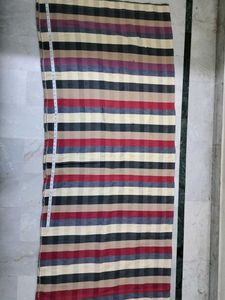 Striped Fabric Piece Carpet