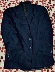 Navy Striped Blazer
