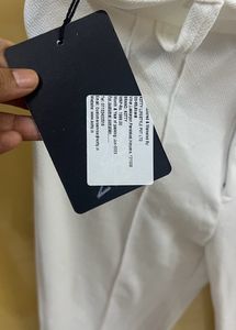 Korean Highwaisted White Trousers