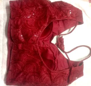 Padded designer blouse Sleeveless