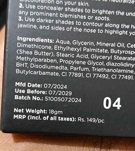 Concealer Palette