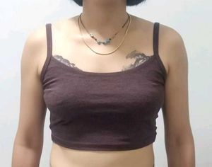 Brown Tank Top
