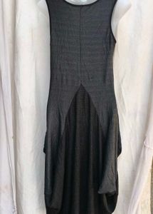 Unique Black Sleeveless Dress
