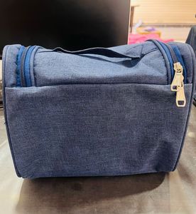 Blue Travel Toiletry Cosmetic Bag