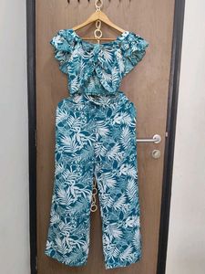 Tropical Print Two-Piece Set