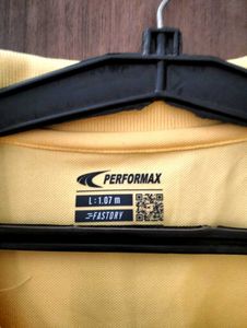 Performax Yellow Polo Shirt