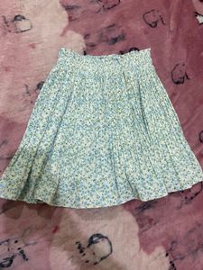 Floral Print Mini Skirt
