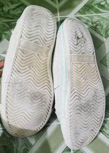 White Canvas Shoes