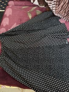 Polka Dot Midi Skirt