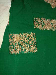 Bottle Green Gown