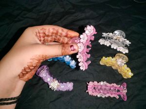Flower Hair Claw Clips - single unit