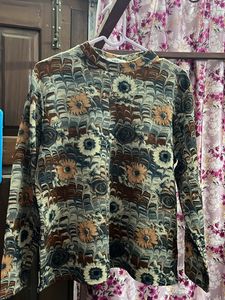 Vintage Floral Long Sleeve Top