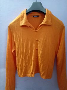 Orange Zudio Long Sleeve Shirt
