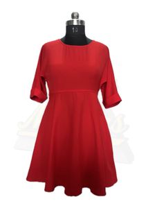 Red Fit & Flare Dress