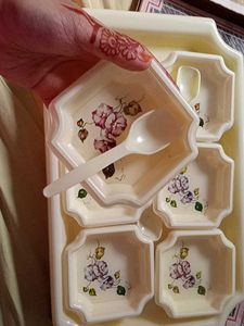 Trai Plastics Surving Set Dinner Guest Dry Fruit