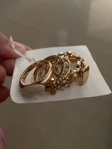 Gold Stacking Ring Set