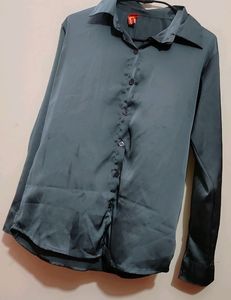 Dark🌑 Grey Full Sleeves Shirt For 36 Bust