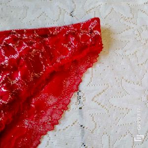 Red Glittery Panty