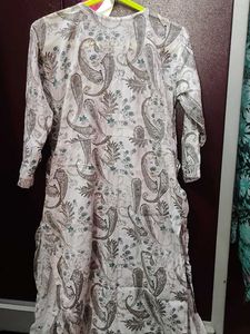Elegant Paisley Print Kurta