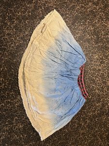 Striped Blue & White Skirt