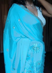 Stunning Party Saree🩵
