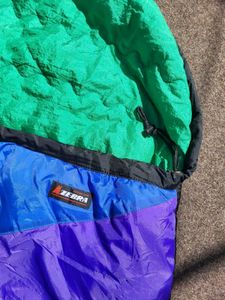 Vintage Sleeping Bag - Green/Purple/Blue