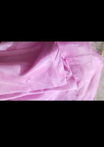 Pink Floral Embroidered Fabric