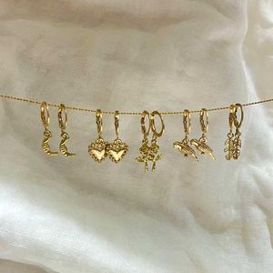 Beautiful Gold Huggies Earrings