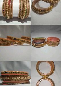 Colorful Beaded Bangle Set