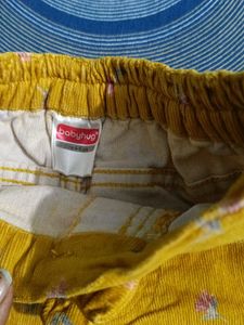 Baby Girl Yellow Jeans
