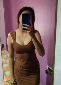 Caramel Bodycon Dress