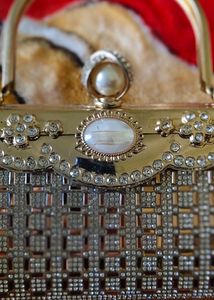 Golden Bridal Clutch