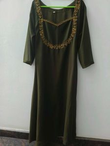 Elegant Olive Green Kurta