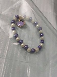 Pearl Bracelet with Charm