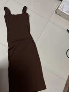 Brown Meesho Dress