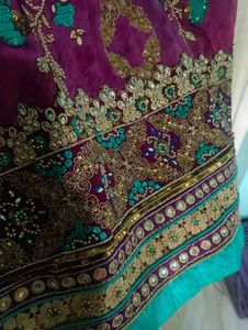 Embroidered Kurta Sharara Set
