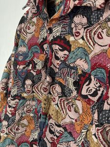 Unique Patterned Button-Down Shirt