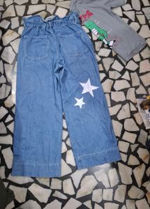 Jeans With Denim Belt