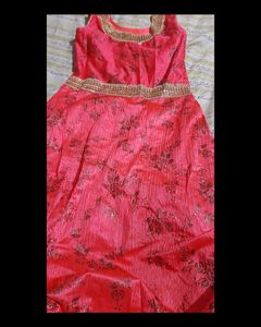 Elegant Pink Ethnic Gown