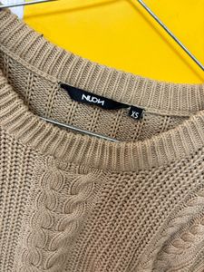 Cropped Knit Sweater