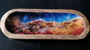 Simply Vedic Dual Wooden Incense Sticks Holder.