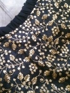 Sparkly Black &amp; Gold Blouse