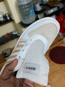 Sparx White Sneakers