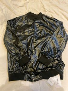 Savana Black Bomber Jacket