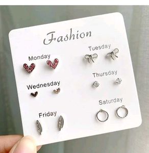 Earring Set - Days of the Week