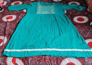 Max Teal Color Kurti