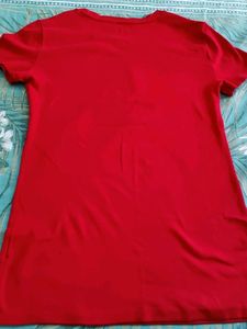 Red Graphic Print T-Shirt