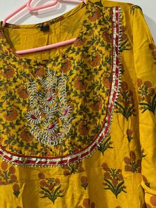 Sale Only Today! Mustard Yellow Sharara Set