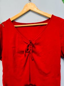 Red Crop Top 🍒
